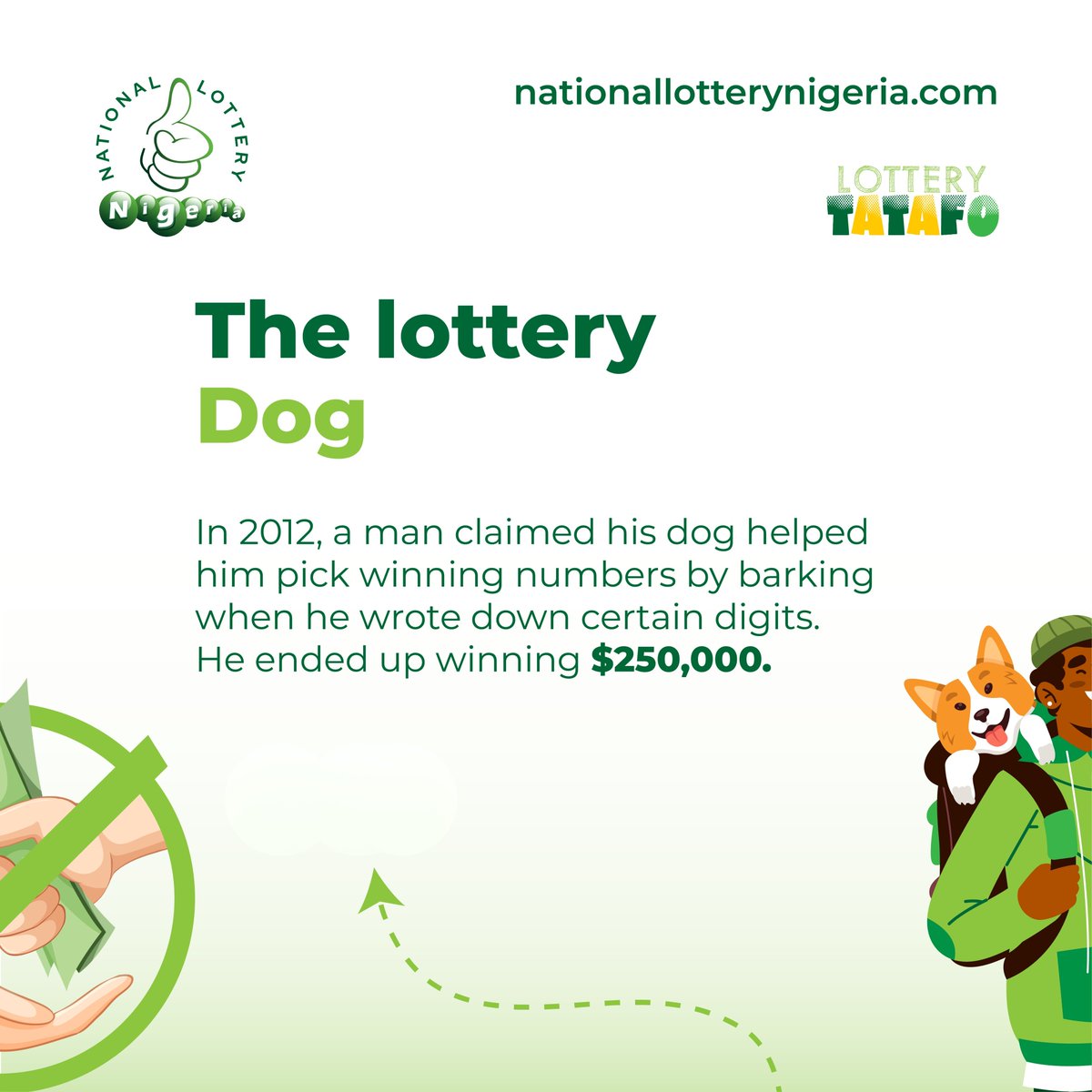 NatLotteryNG's tweet image. What a dog! Can you believe this?

#wednesdaymotivation #secondaryschool #theman #afrobeat 
#ShodayOnGameOn #fela #privy #lottery #dogvideo
