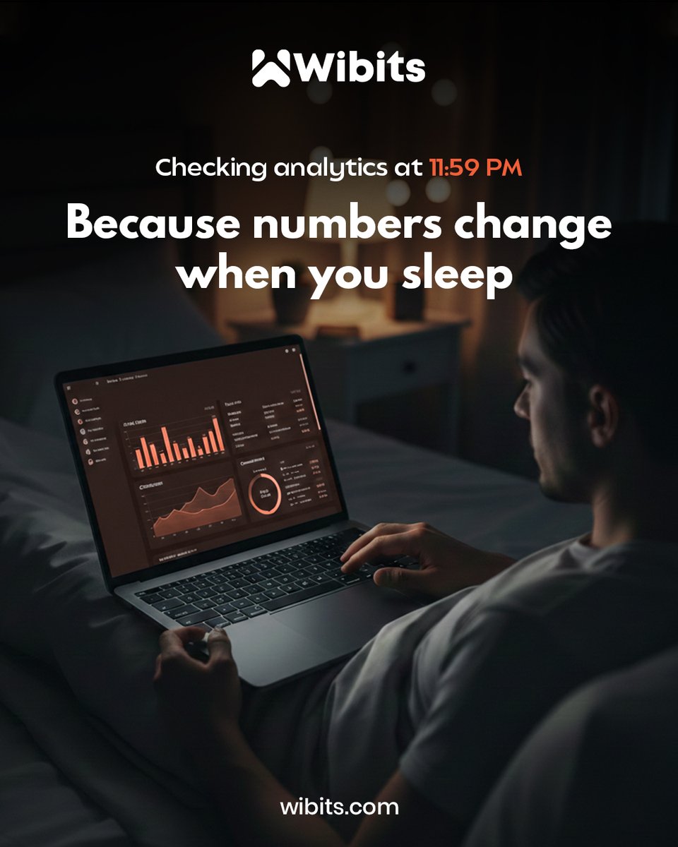 You said you’d check it tomorrow. 
But it’s 11:59 PM and the dashboard says otherwise.
Clicks look good. 
Traffic is up. 
Conversions? Still buffering.

That’s digital marketing today.
No worries! We stay ahead of data shifts and algorithm.
Choose wibits.com