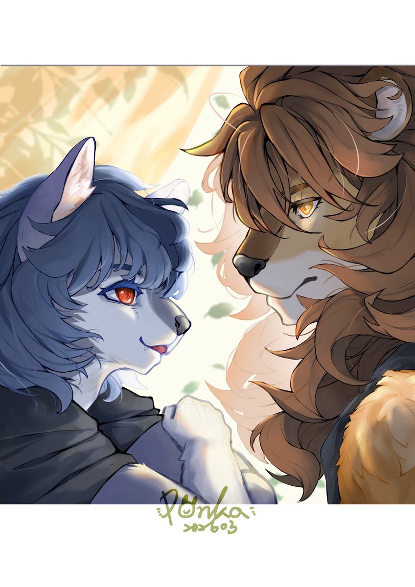 我知道你的秘密喔🤫
I know your little secret.

#furry #furryart #ケモノ #獸人