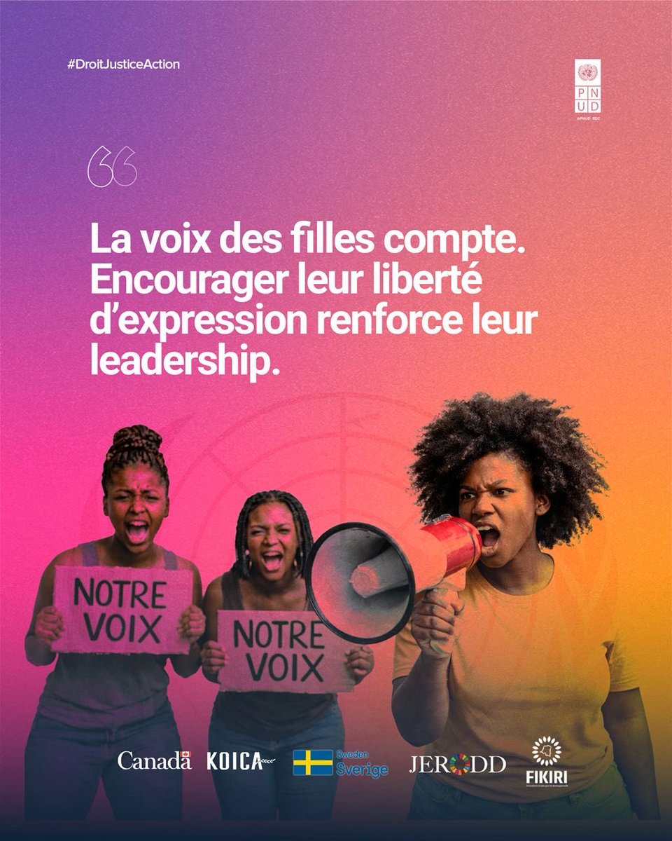 boluwa_s's tweet photo. Brisons le silence de nos filles, offrons leurs un espace d’expression au quotidien et aidons les à construire leur leadership. @DamienMama @PNUDRDC
#JeunesengagéspourlaréalisationdesODDRDC @AmbSuisseRDC @AmbCanFrance #FIKIRI #JERODD #KOICA #AutonomisationDesFemmes https://t.co/xVtpgqHz8Z