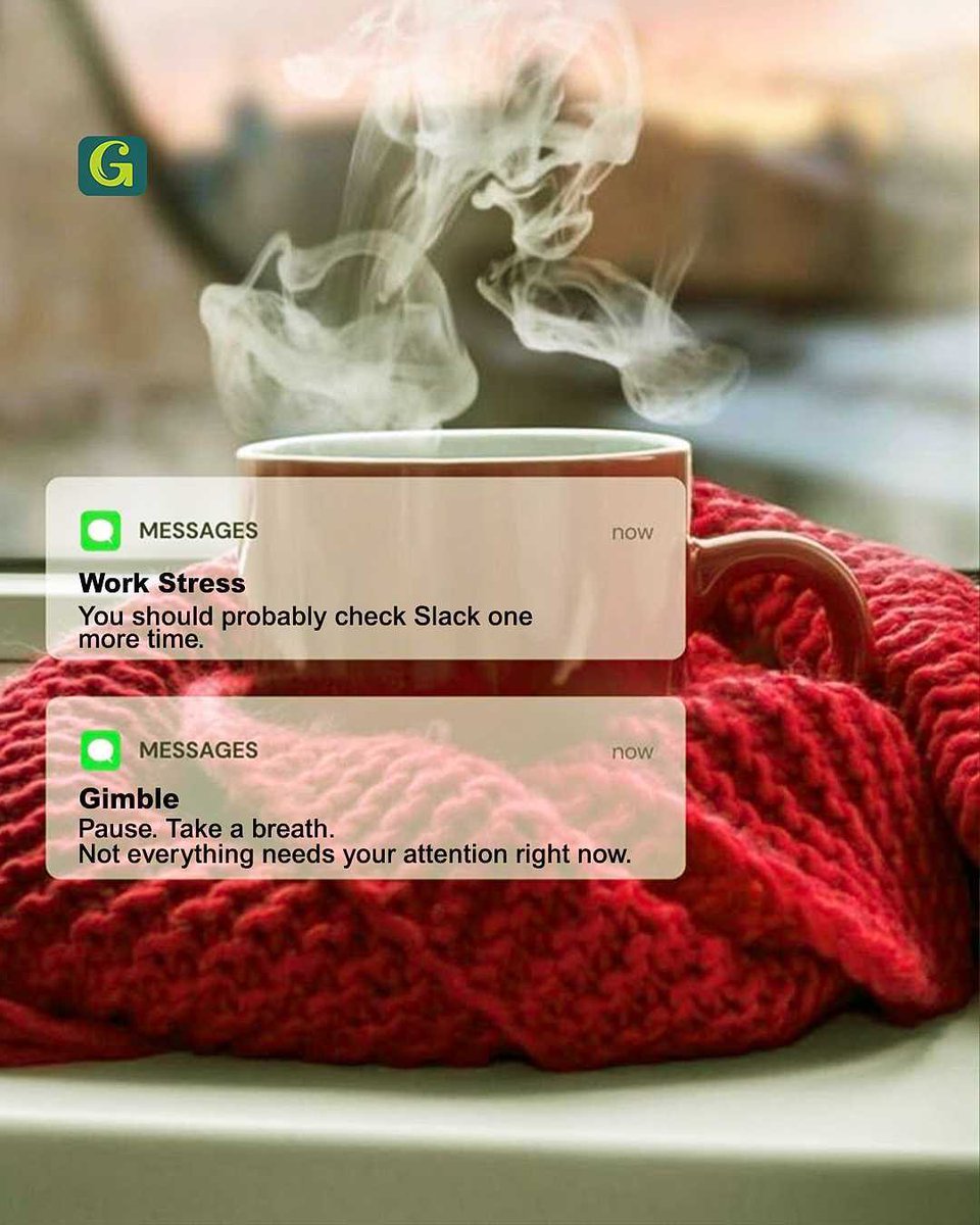 GimbleOrg's tweet photo. Imagine helping your team put those on DND.
HR leaders &amp; founders, book a Demo with us to try out  Gimble.

#usegimble #gimble #MentalHealthAwareness https://t.co/10jg62JBr3