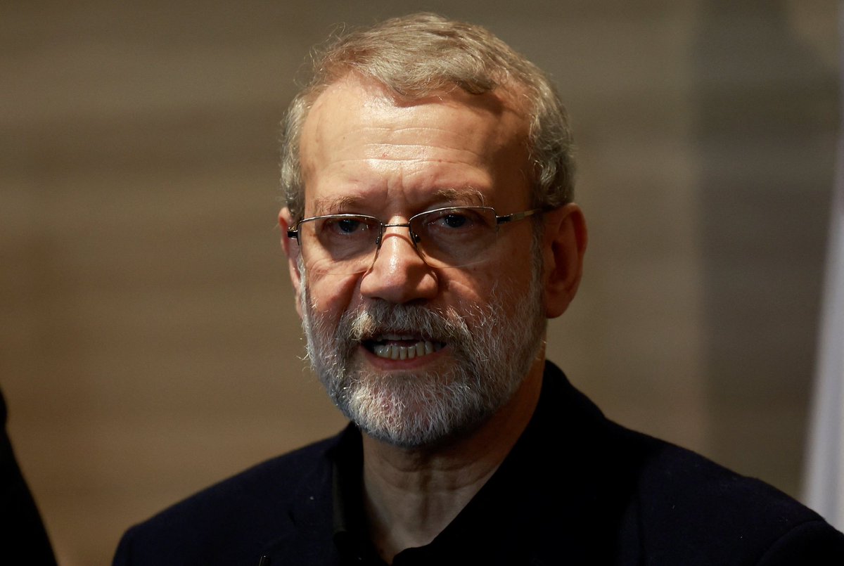 Andzace's tweet photo. JUST IN — 🇮🇷🇺🇸🇮🇱

🇮🇷 The Iranian Head of the National Security Council, Ali Larijani says, 

“Tonight we received messages from the U.S. president, through the Omani mediator, requesting that we negotiate a ceasefire.”

He added, “Our response is that we will not accept any negotiations as long as an entity called Israel exists.”