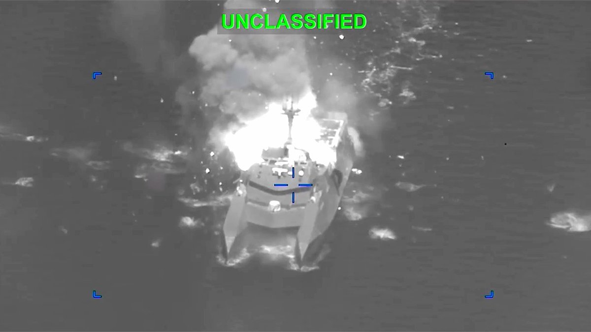 🚨 BREAKING: US forces take out last of 4 Iranian Soleimani-class warships, CENTCOM Commander Adm Brad Cooper