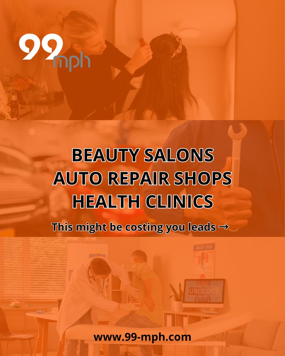 99mphstudio's tweet photo. If your business doesn’t show up strong online, trust drops and so do inquiries.

Strengthen your digital presence with 99 MPH.
🌐 https://t.co/oS884qeaAB

#99MPH #LocalBusinessMarketing #SalonMarketing #AutoRepairMarketing #HealthcareMarketing #LocalSEO https://t.co/5iW1KGpijZ