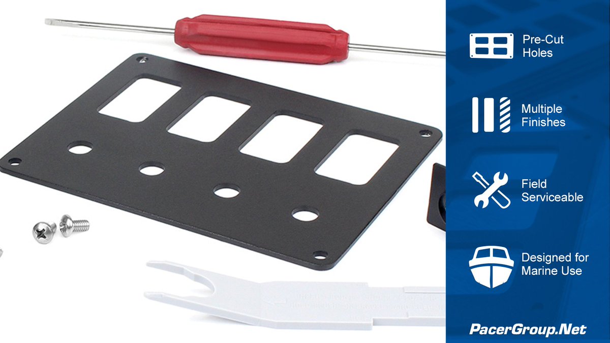 pacergroup's tweet image. Precisely measured precut holes.

Powder coated on all sides.

Built for field service.

Designed for longevity in the toughest marine conditions. 

#TopQuality #MarineElectrical #MarineWiring #MarineRepairs #MarineIndustry #MarineParts #MarineElectrician