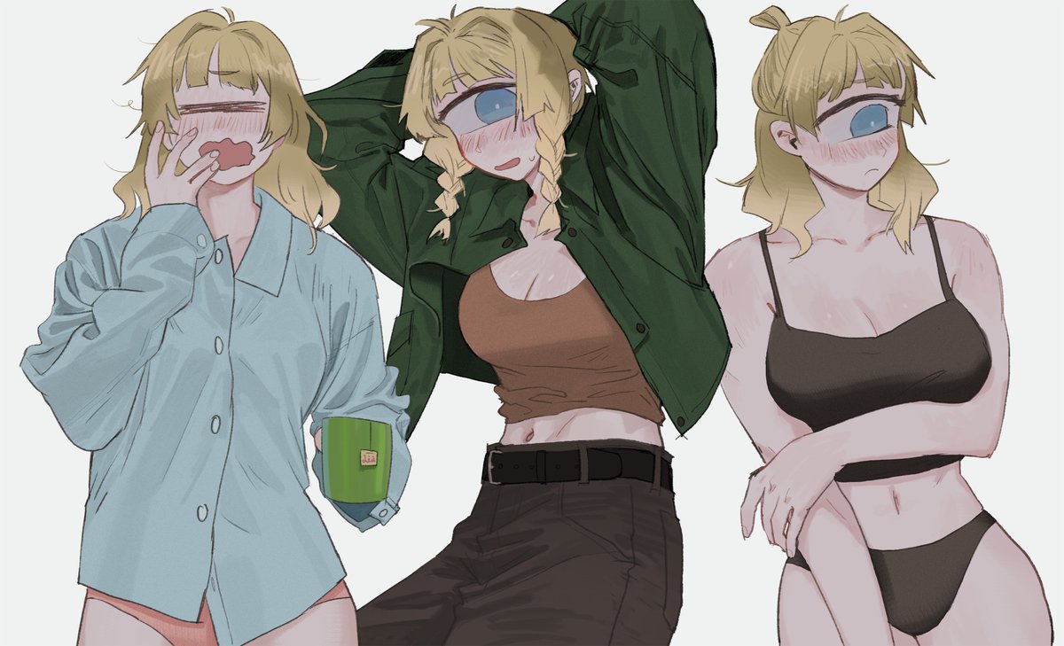Akiko_oc's tweet photo. I reckon you might know I'm constantly trying to sketch something new every day. 

Still, it's a good opportunity to revisit some art I'm quite satisfied with.😌🙏 https://t.co/uvVgnNL6UG