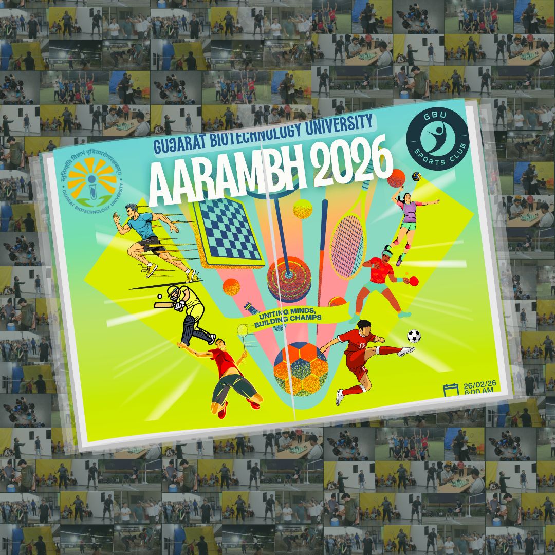 Gujarat Biotechnology University tweet media