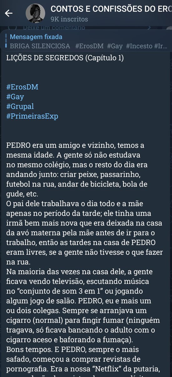eroscontos's tweet photo. Faça parte da nossa comunidade no https://t.co/Bdr1bMqVrM e continue a acompanhar os contos/relatos mais facilmente.

LIÇÕES DE SEGREDOS

(Novinho x Novinho)
(Recebidos da DM) https://t.co/KpXCWz3UFE