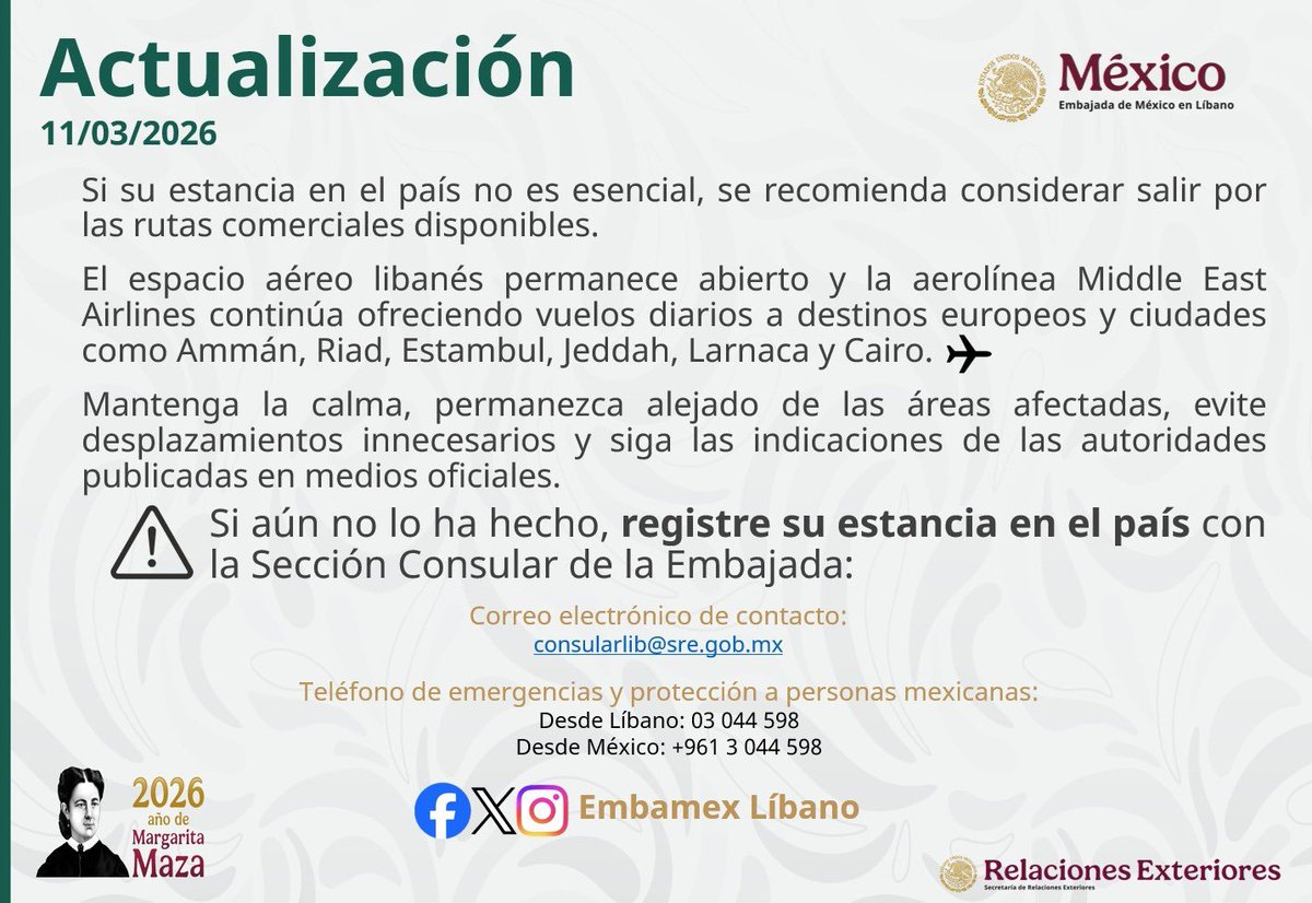 Embamex Líbano tweet media