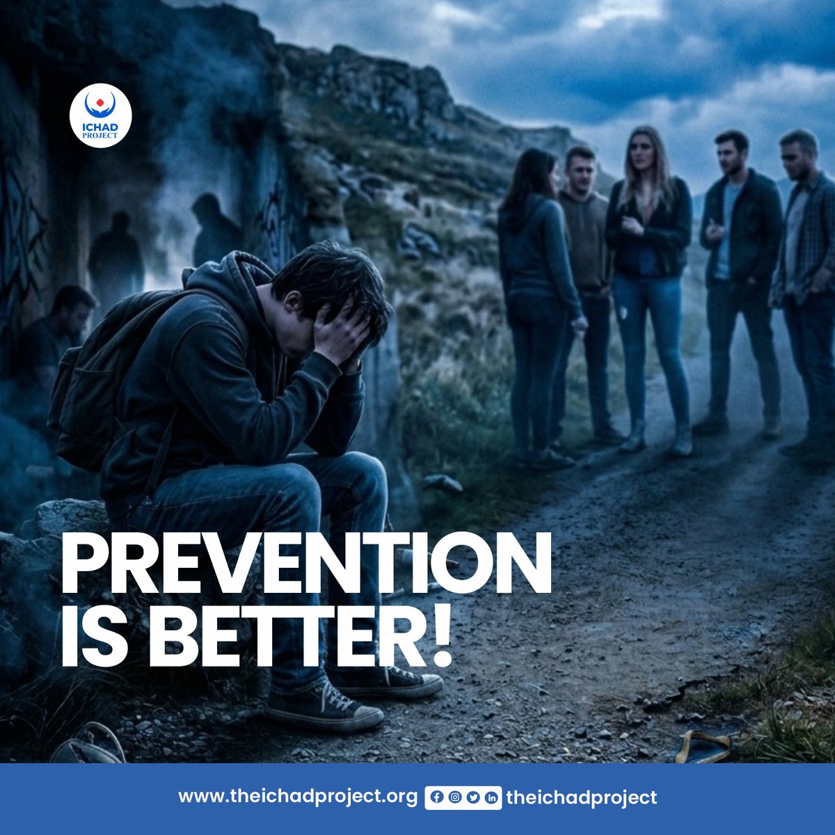 theichadproject's tweet photo. Prevention Is Better Than Rehabilitation

Would You rather choose Prevention or Rehabilitation? Prevention is far easier and less painful than trying to fix its consequences. When adolescents are educated early, supported by family, and surrounded by positive influences, they https://t.co/UUzcGzXfxD