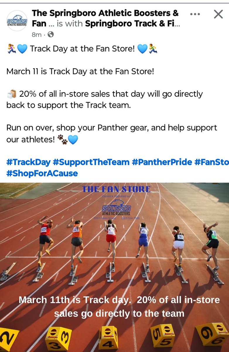 Springboro Track and Field tweet media