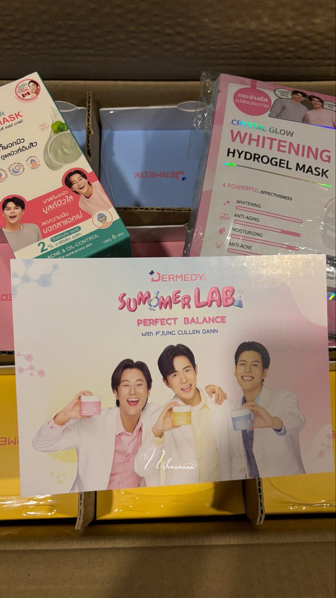 nchanannn's tweet image. ขอเป็น 1 ใน 40 คนด้วยน้าาา🙏🏻🩵🩷💛 #DERMEDY #SUMMERLAB #DERMEDYxพี่จองคัลแลนแดน