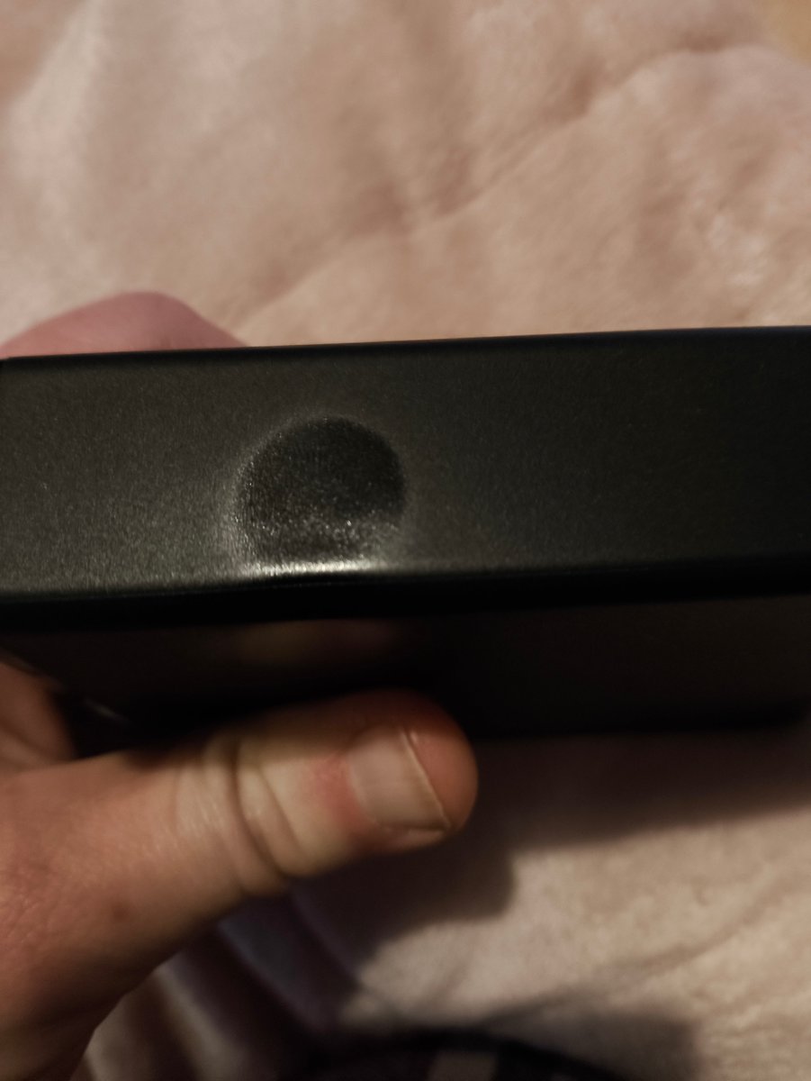 TomosWoolley's tweet photo. @AmazonUK @AmazonHelp I reported this MELTED charger (fire hazard) on 9th Nov. 122 days later, it's still on Prime! I’m on Enhanced PIP and the stress of your failures (Ref: 10939271) has caused a medical decline. This is a Fire Hazard and an Equality Act breach. Fix it https://t.co/kZkJQxXEda