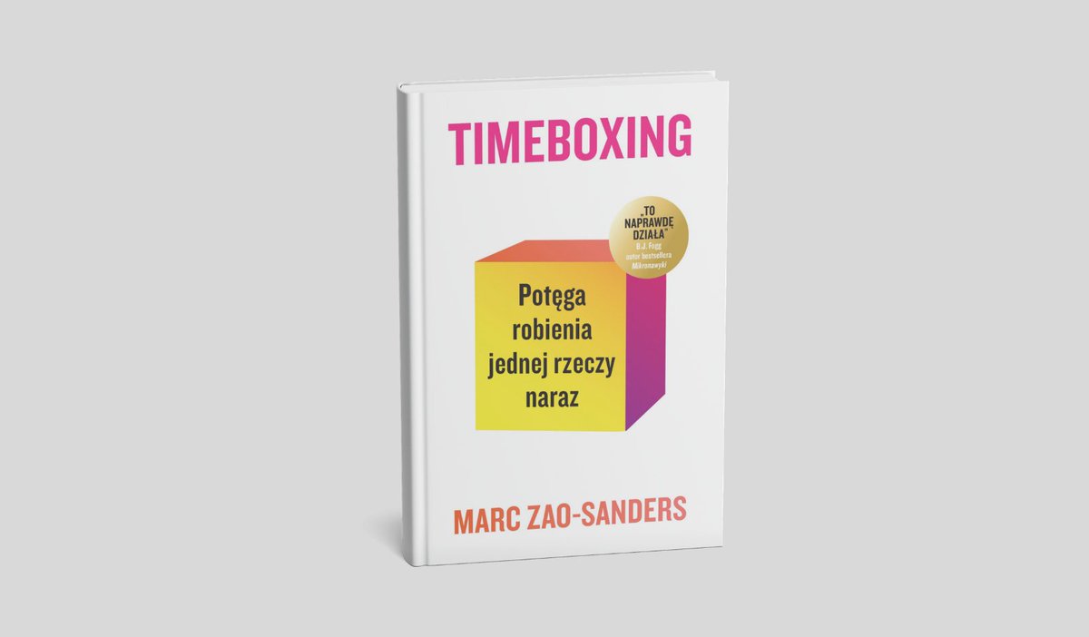 book4businesspl's tweet photo. Skuteczną odpowiedzią na przytłoczenie, problemy z koncentracją, przeciążenie decyzyjne i chaos współczesnego życia jest #TIMEBOXING, czyli świadomy wybór, gdzie i kiedy kierujesz swoją energię.
👉 https://t.co/IiWRe47HIl https://t.co/pFaOum9MYp