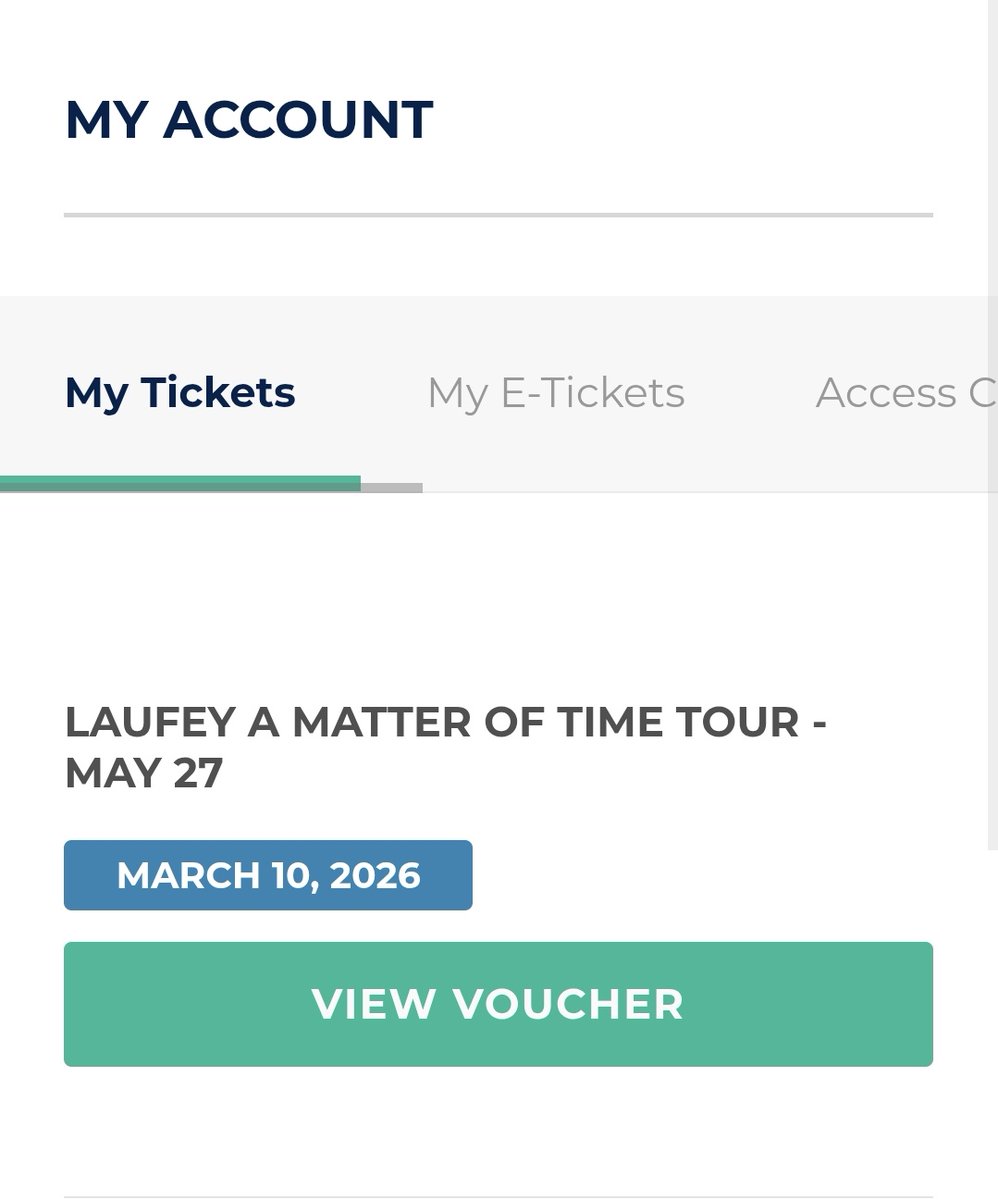 20thof3's tweet photo. wts lfb ph

laufey a matter of time tour manila 

(2) box regular 507
— row d
— adjacent seats
— payment upon meetup / can redeem tix together

rfs: might go to the last day of con instead https://t.co/c4lvlFiJb8