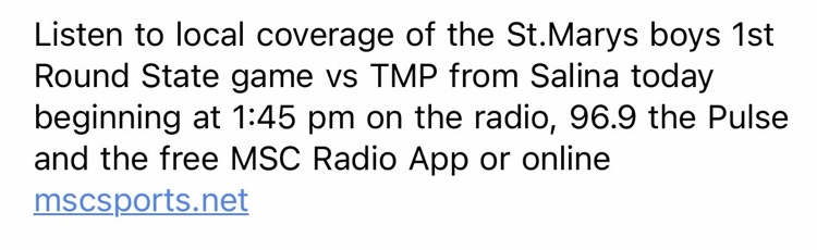 St Marys Jr/Sr High School tweet media