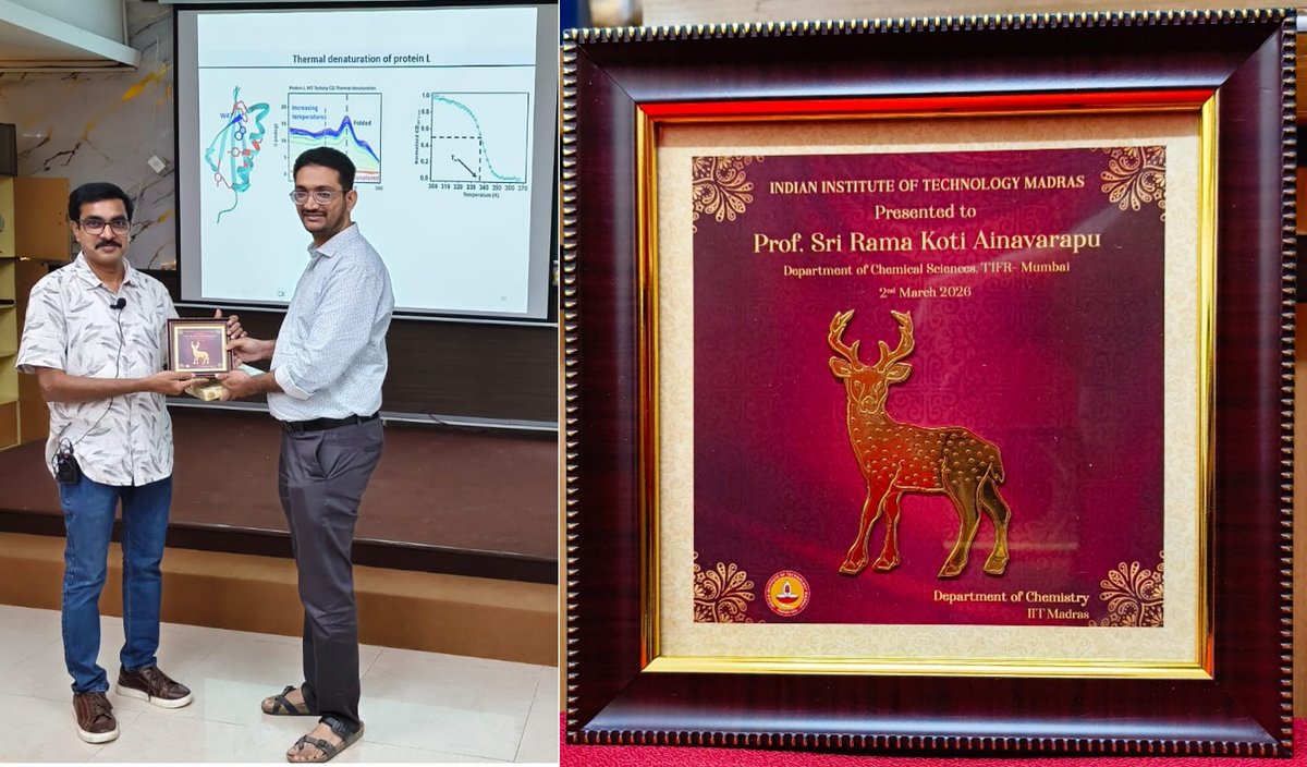 Koti (Sri Rama Koti Ainavarapu), TIFR Mumbai tweet media