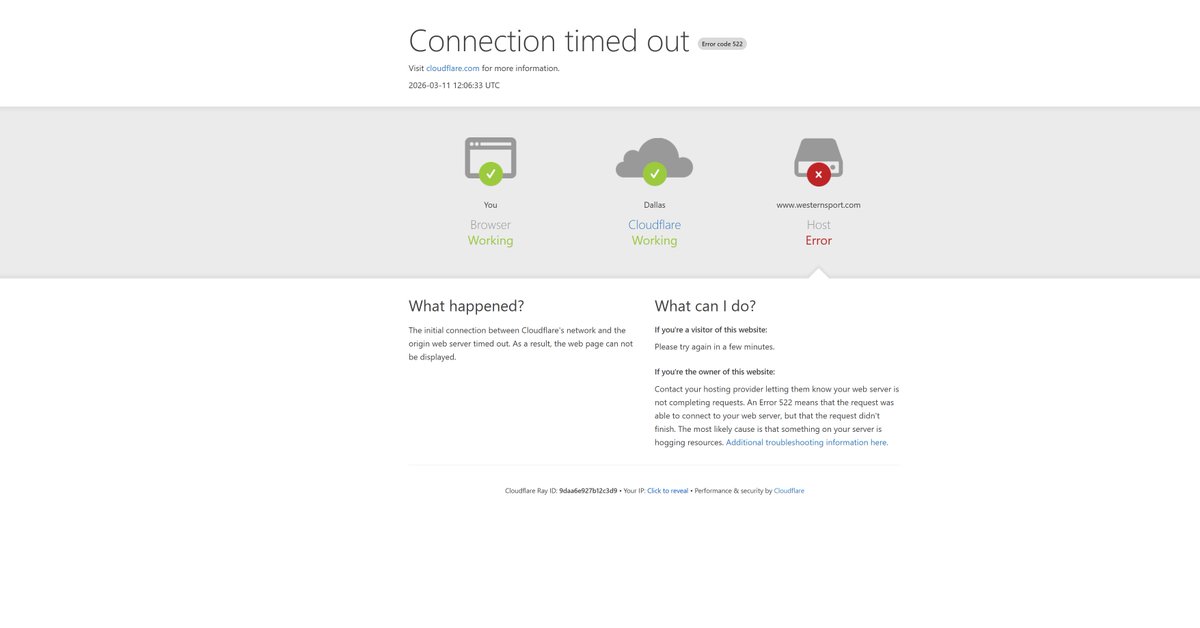 Western Sport tweet media