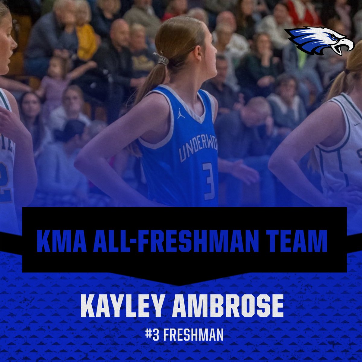 theUgirlshoops's tweet photo. Another huge congrats to our KMA-All Team award winners! 🦅🏀 https://t.co/iLYt5U4IGD