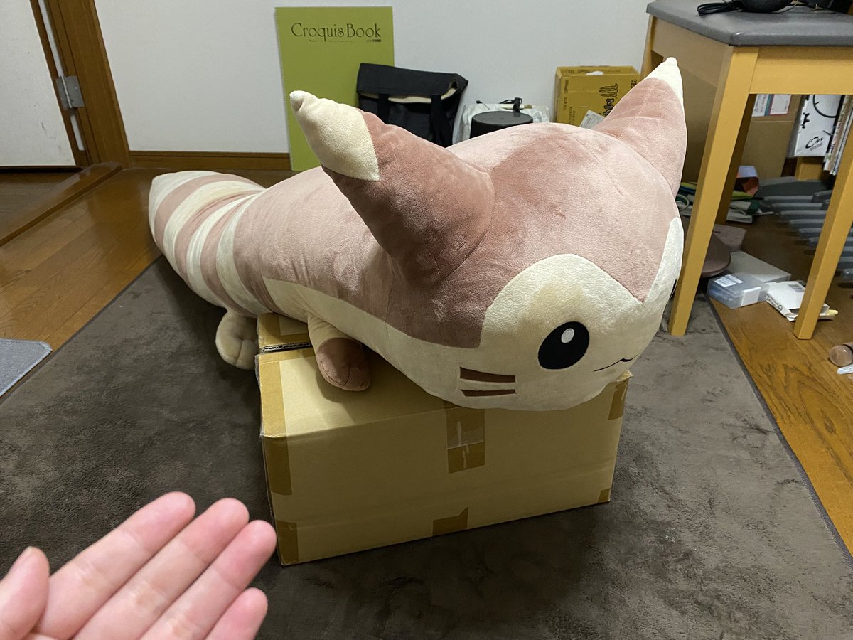 5.今までで一番高い買い物 等身大オオタチぬいぐるみ 私が一番好きな 