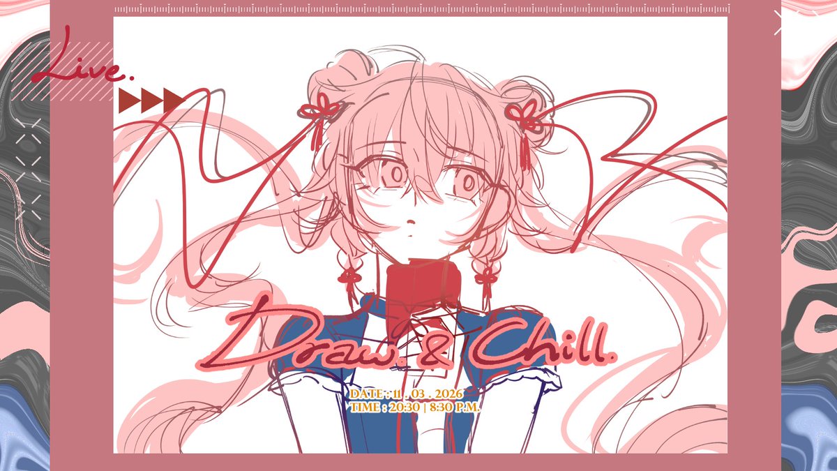 foxrabbitc4t's tweet photo. [🦊Live | Draw&amp;Chill ] กลับมาเป็นวีสายวาดแล้ววันนี้(?)

🐰 20:30 น. | 8:30 PM
🐱 11 . 3 . 2026
▹ https://t.co/3S5zFmn82w

วาดภาพม่ายเป็นแร้ว
#FoxRabLive #VtuberTH https://t.co/Xh7j3mXbHb