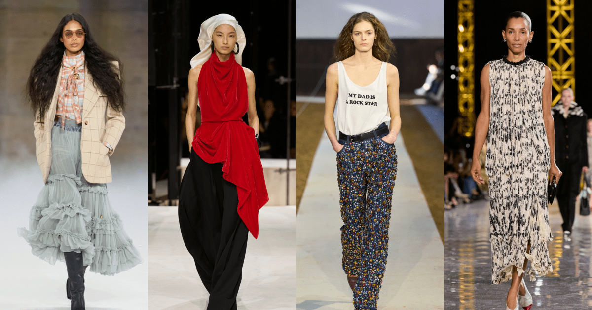 fashionintern's tweet photo. Fashionista's 12 Favorite Fall 2026 Collections From Paris Fashion Week https://t.co/ICn0lFPYyE https://t.co/kWFKKR9tLs