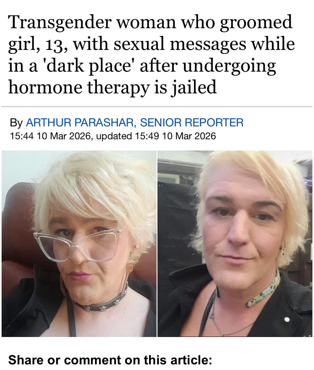 If you’re a male you’re a he.

If you’re female you’re a she.

If you’re anything else like this VILE MAN then get help. 

Keep it locked up 👇