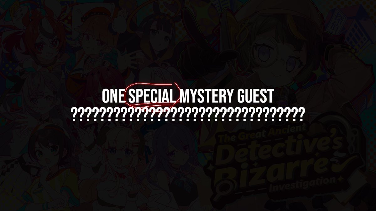 【2026 3D BIRTHDAY LIVE➡️#DetectiveAnya3D】

As previously announced, there will be a very SPECIAL mystery guest on my 3D birthday live tomorrow (3/12) at 7 PM GMT+7 / 21:00 JST / 8 AM EDT!

Being able to be in this mystery guest's legendary presence is like a dream come true to