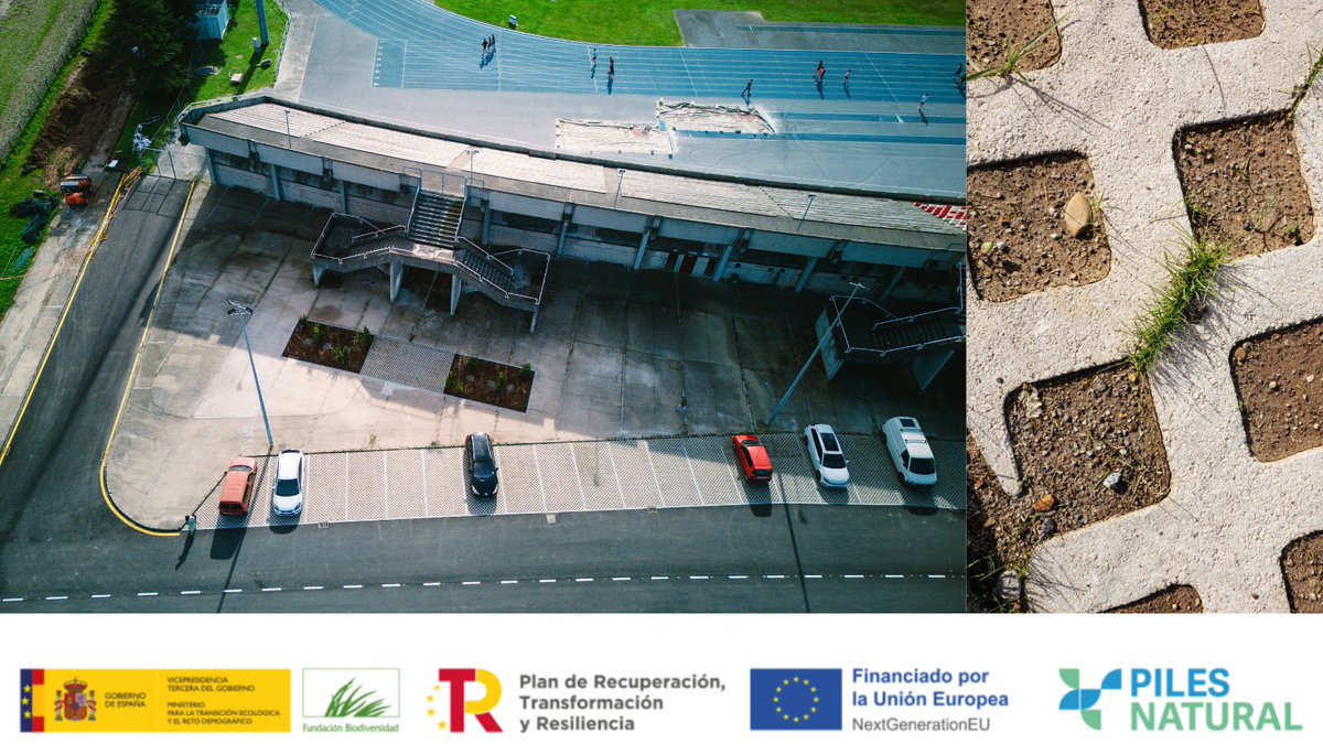 pilesnatural's tweet photo. ¡Movilidad, naturaleza y sostenibilidad… todo en un mismo espacio!
El nuevo pavicésped no solo embellece el aparcamiento, sino que también ofrece múltiples beneficios ambientales frente a otros materiales de la zona https://t.co/YGj5mgXono