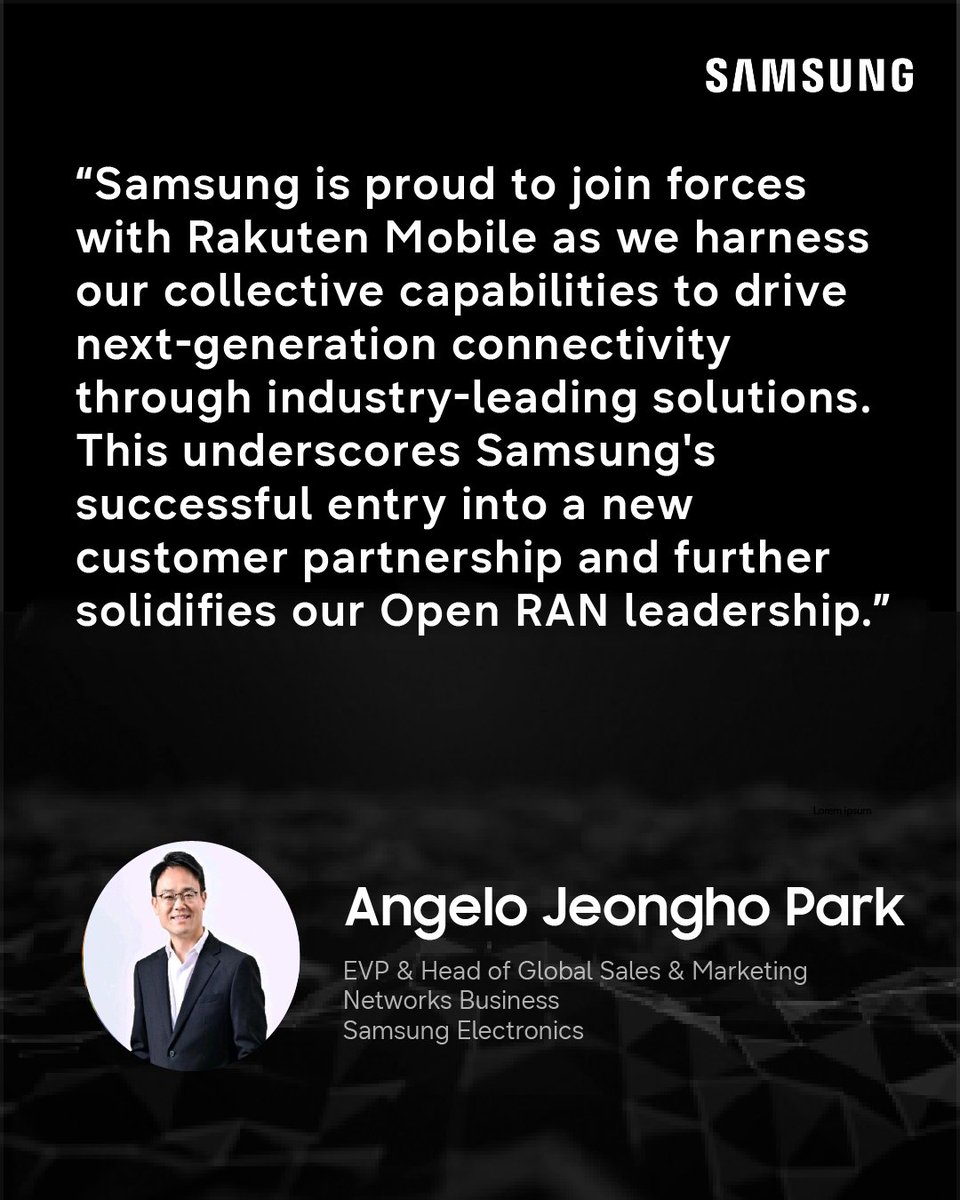 Samsung Networks tweet media