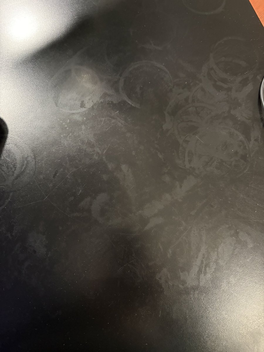 RockstressFM's tweet photo. If your cup leaves this many stains behind, maybe it’s time to wash it… ☕️ #SharedWorkSpaces https://t.co/56yXbqFr2q
