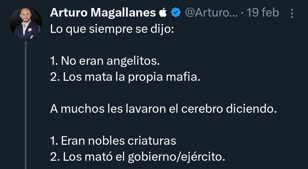 Hagamos esta miseria humana viral.
<a href="/Arturo_M13/">Arturo Magallanes </a> es #miseriahumana