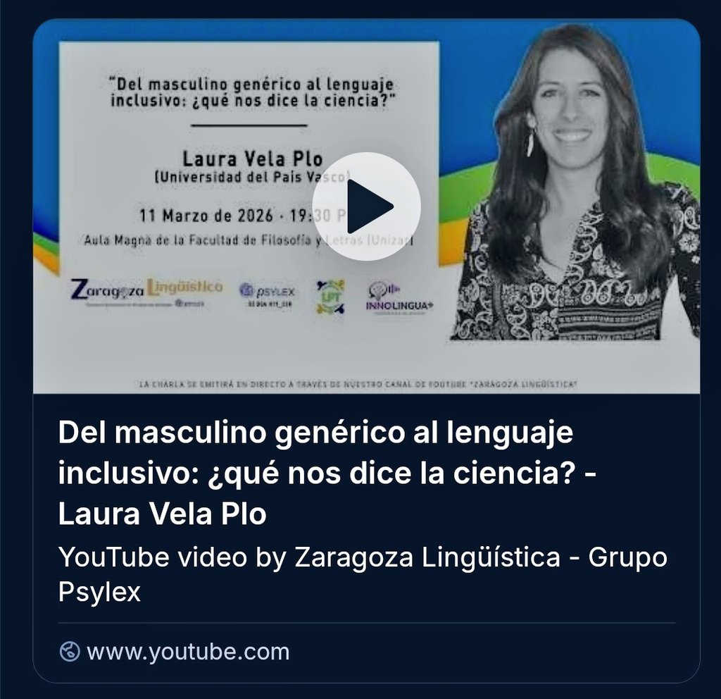 lvplo's tweet photo. Estoy encantada de visitar a las compañeras de @zaragozaling hoy 😊 Nos vemos esta tarde a las 19:30 en @unizar o, si os viene mejor, online en este enlace de Youtube: https://t.co/DyQDL868cq https://t.co/xHhRqUQYrI