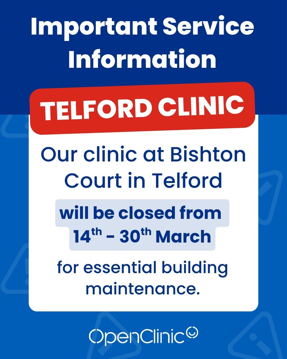 Open Clinic NHS tweet media