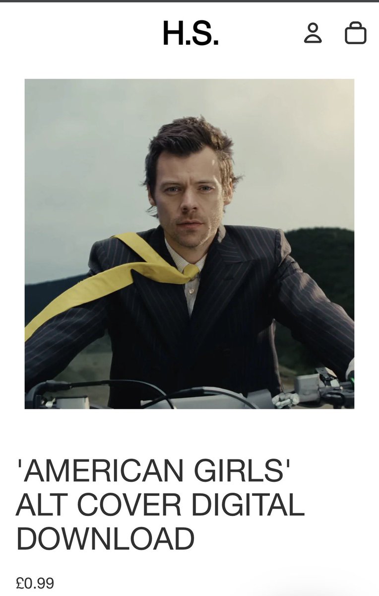 💚HSHQ have sent texts through WhatsApp with Harry’s alternative cover of ‘American Girls’ to buy at 99p in UK. 

What are you waiting for? 

#HarryStyles #HSHQ #Americangirls 

📸HSHQ