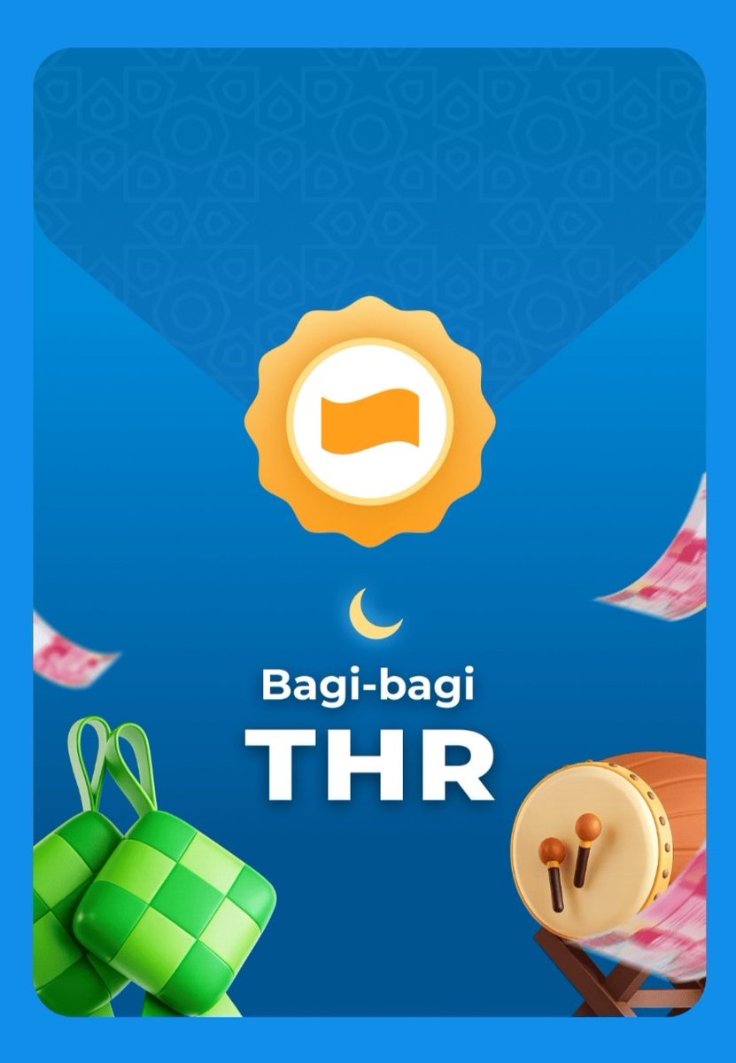 Persiapan mau bagi-bagi THR lewat dana kaget. Like, Retweet, Follow 🕌💸✨