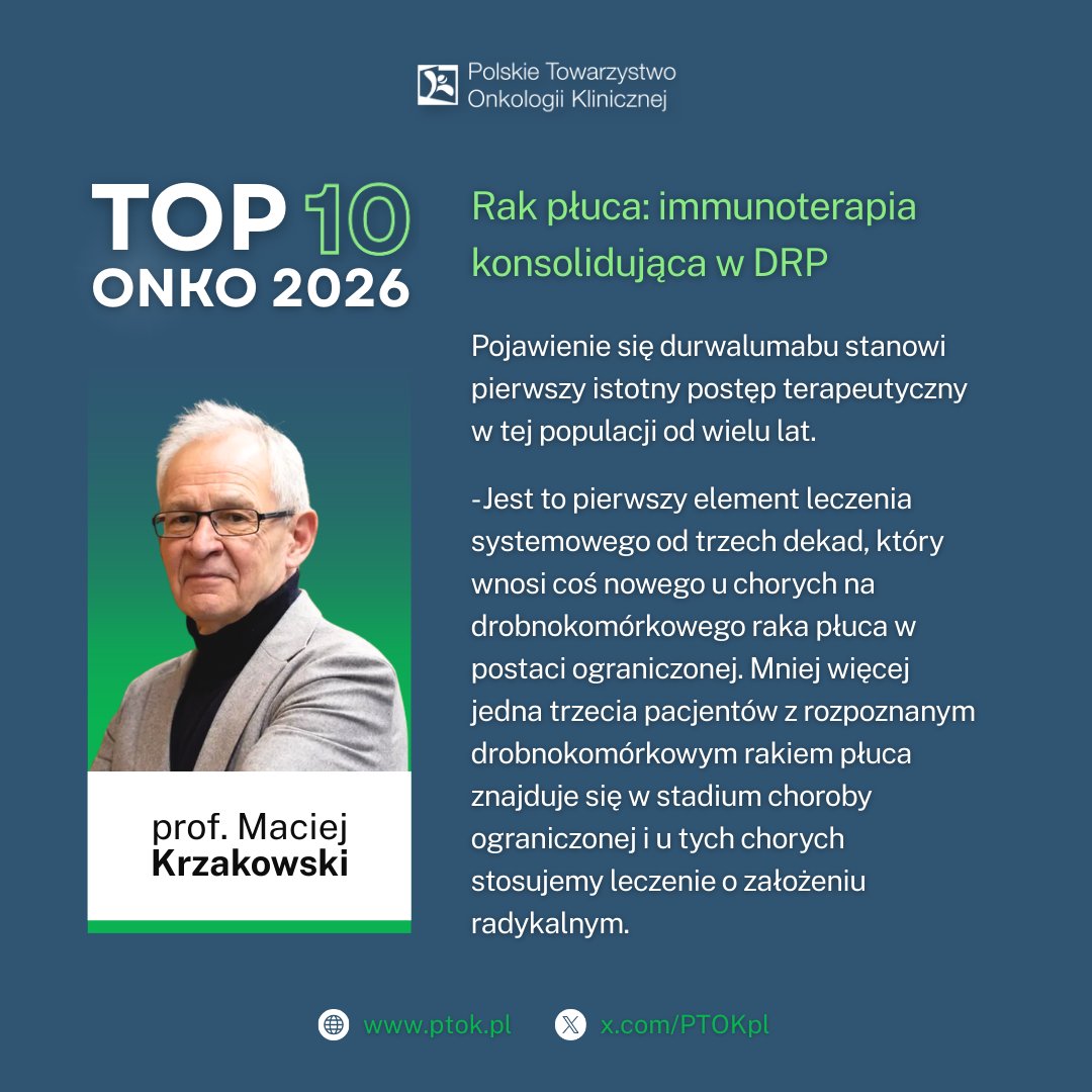 Polskie Towarzystwo Onkologii Klinicznej tweet media
