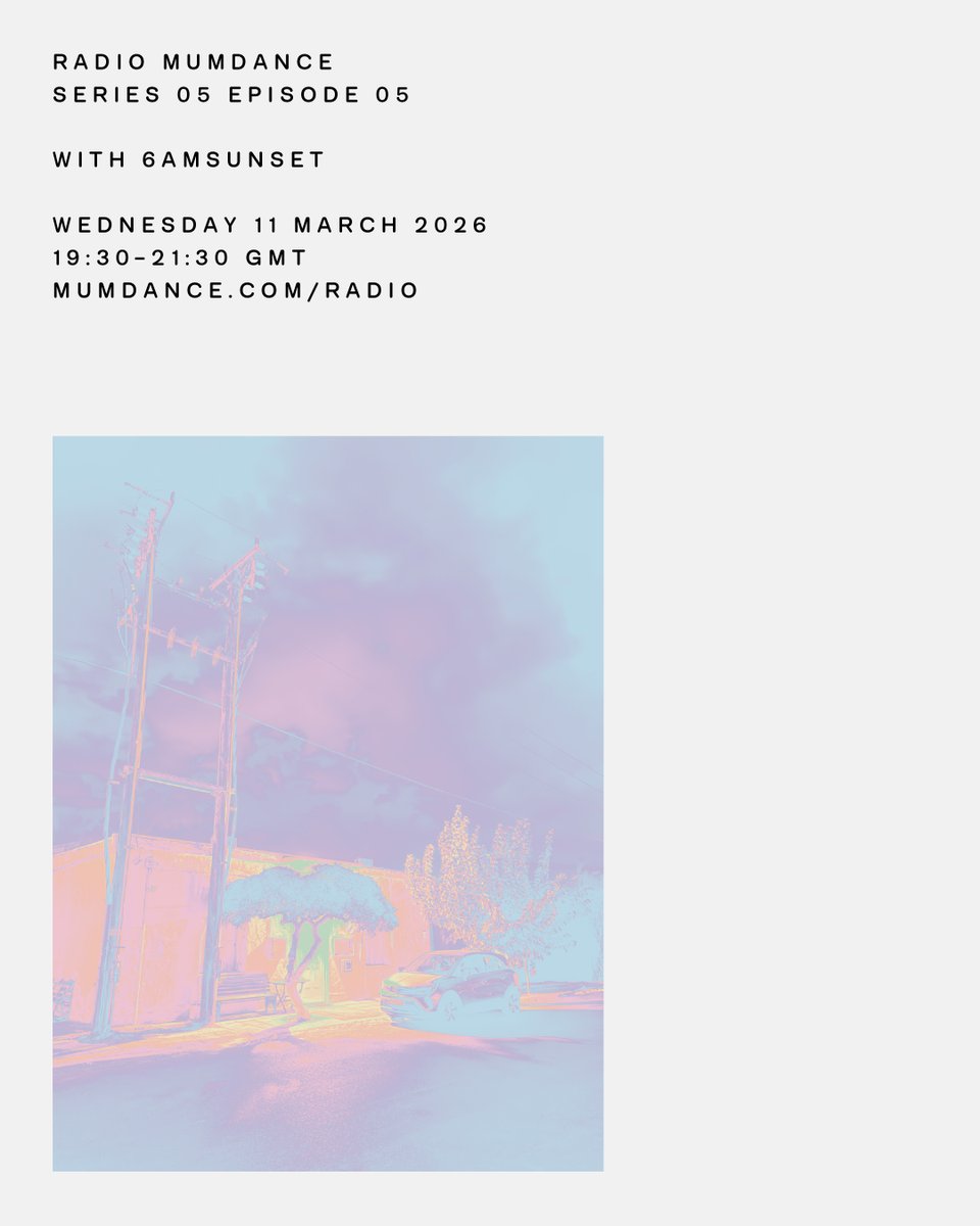 Mumdance tweet media