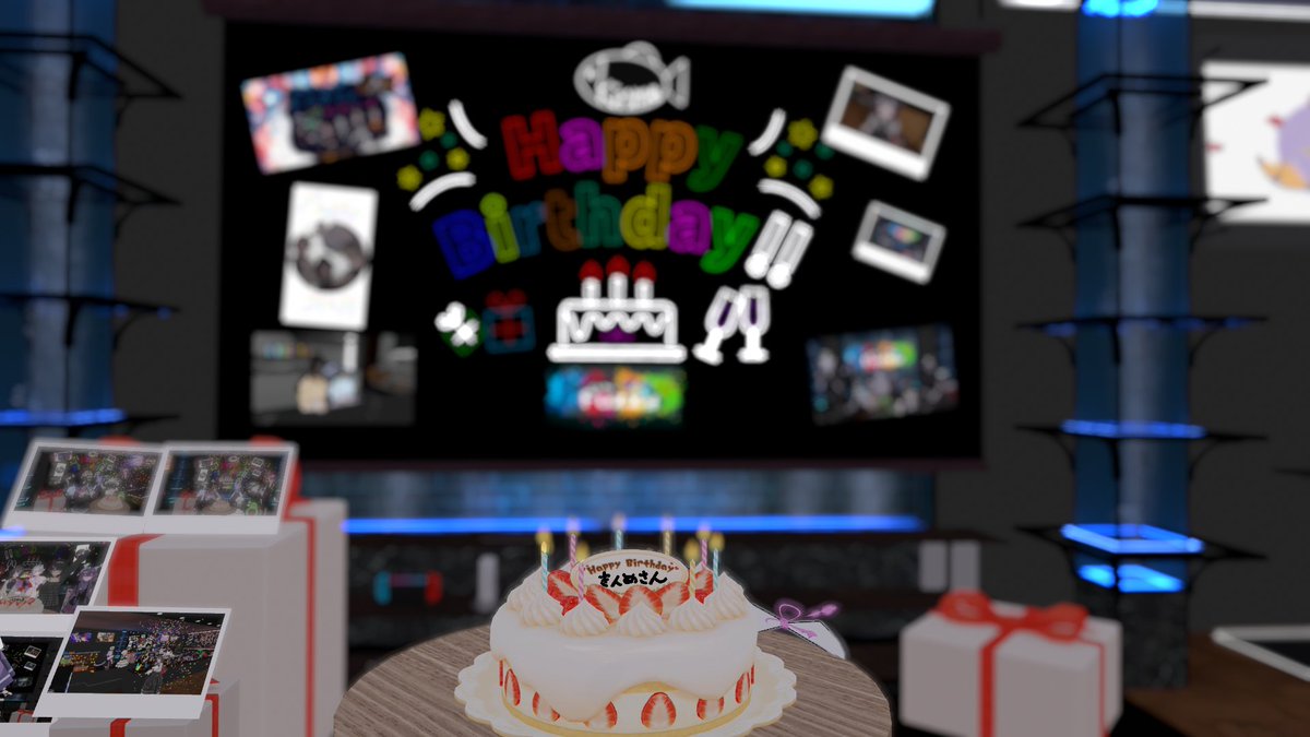 shea_hqpi's tweet photo. 遅ればせながら 
HBDの様子
#VRC_Fuzzy https://t.co/37mVG9upxK