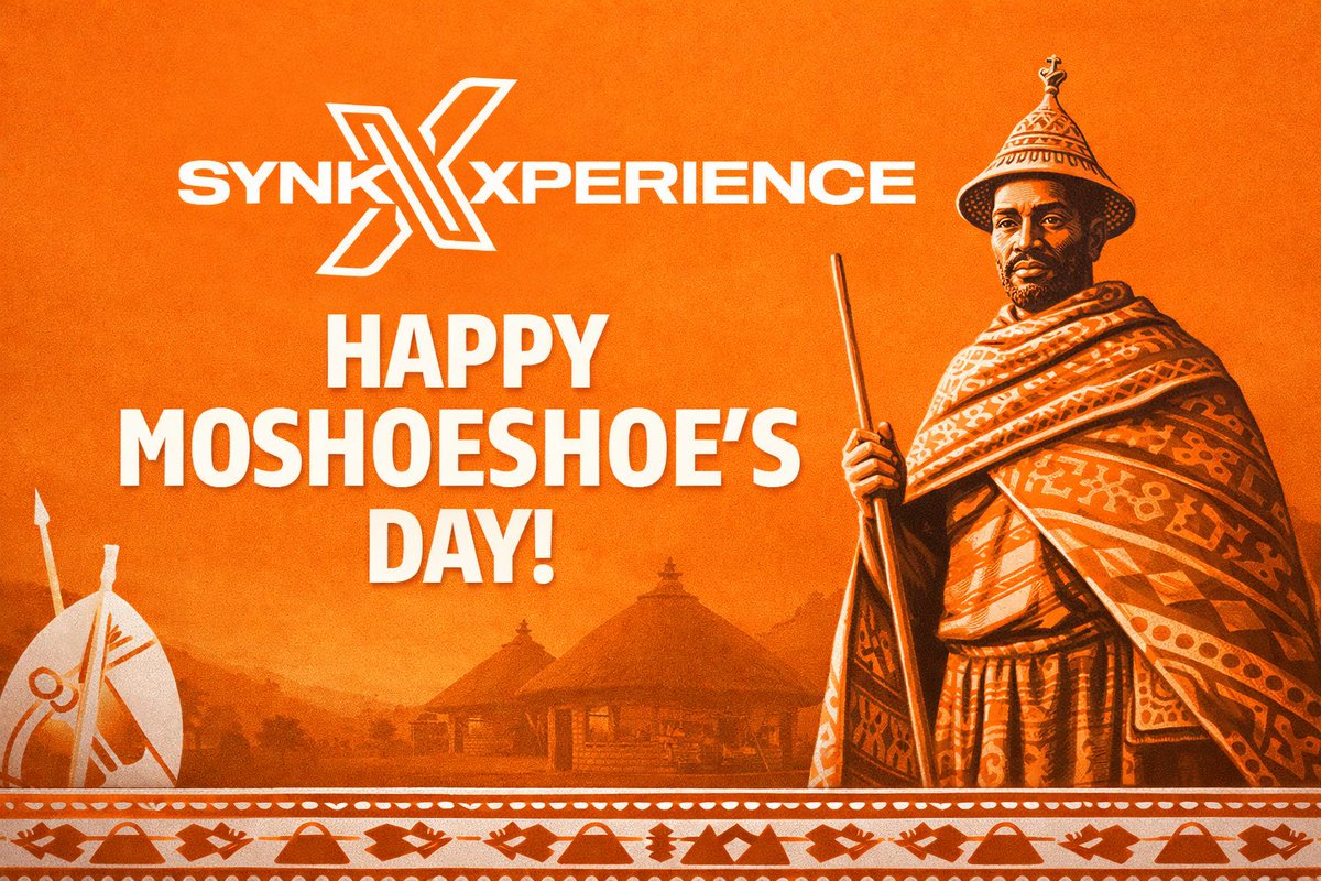 synkXperience's tweet image. From Us To you🍻
#MoshoeshoesDay #Lesotho #Basotho