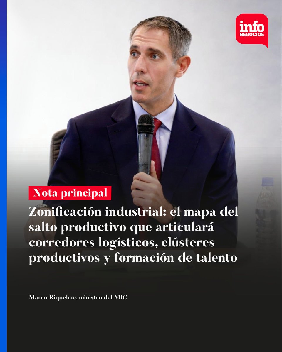 InfoNegocios_PY's tweet photo. 📝 #NotaPrincipal | @MIC_PY

🏭 Paraguay impulsa la zonificación industrial para conectar corredores logísticos, clústeres productivos y formación técnica, buscando atraer inversiones y acelerar el desarrollo económico. 📈🚛

https://t.co/cv3Y538WXa https://t.co/F1OtnTsh8E