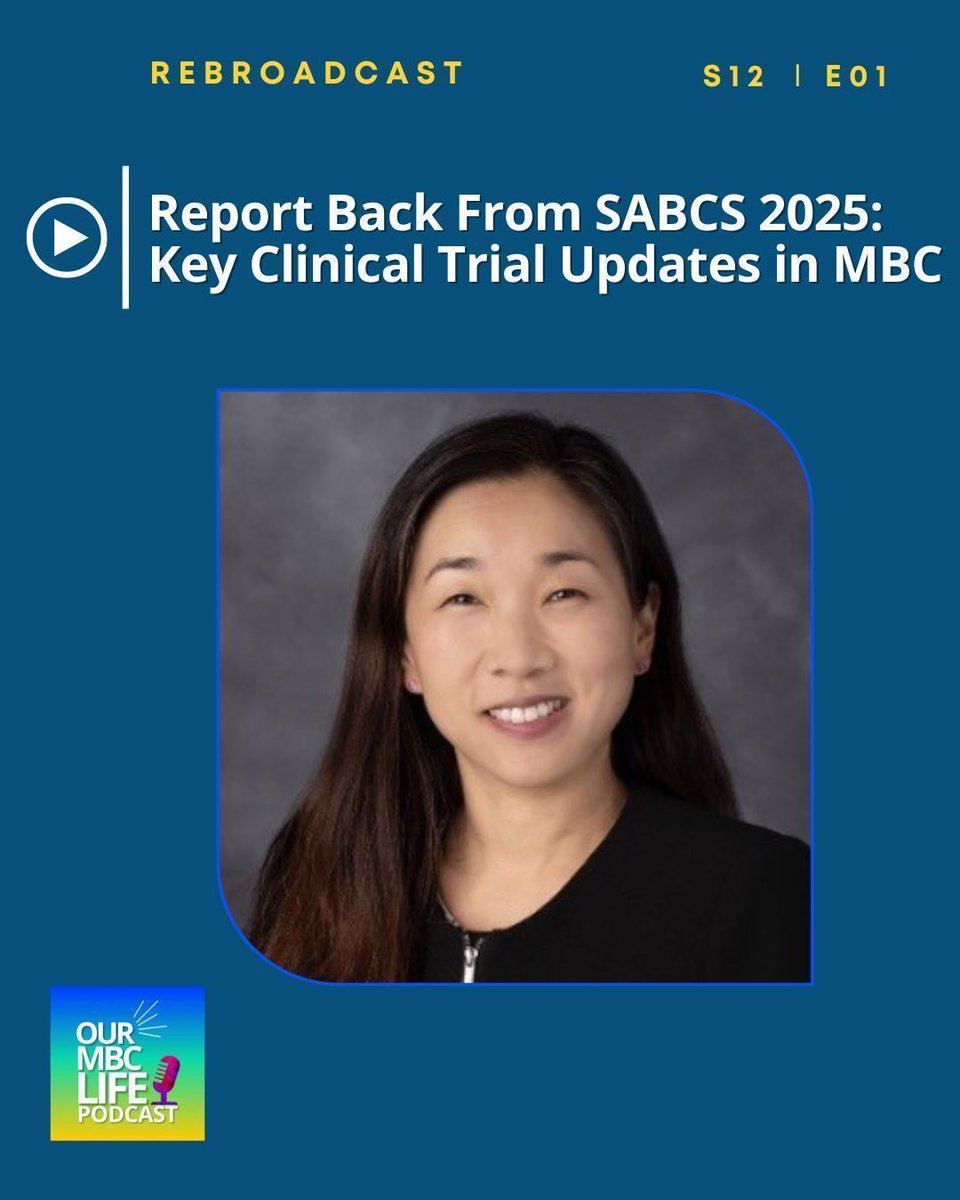 ourmbclife's tweet photo. New Episode!
We’re breaking down the biggest #MBC updates from #SABCS2025 with Dr. Bora Lim of @utmdanderson. What does the latest research actually mean for patients? Tune in to find out.
🎧 Listen (all channels) or 🔗 https://t.co/WiYOok58kl
#ClinicalTrials #BCSM #podcast https://t.co/vLZW9EL438