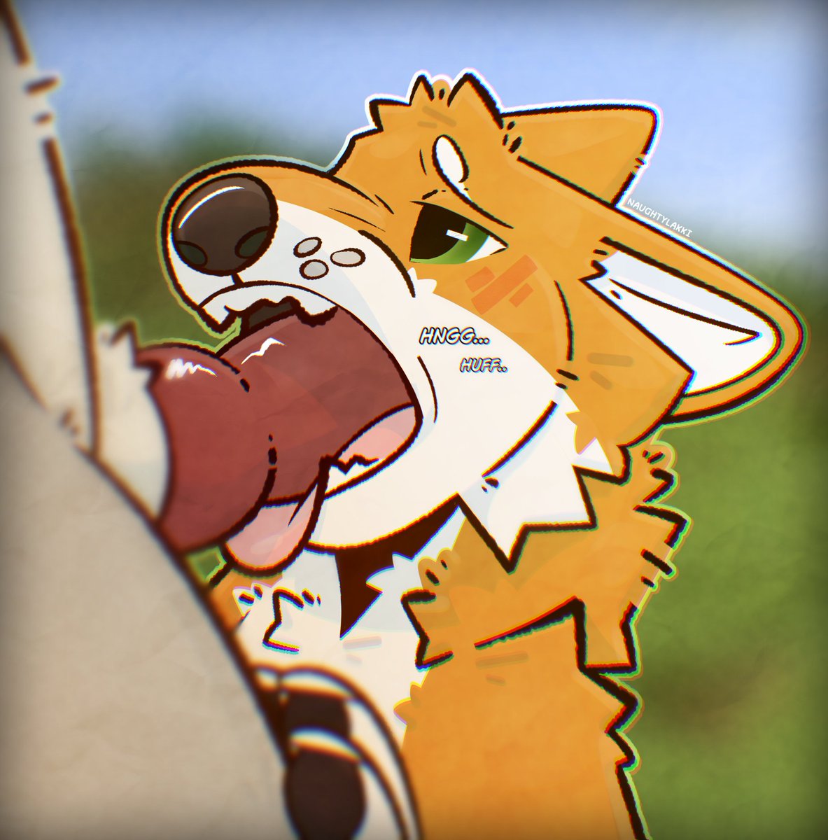 Favourite feature 🐺💕🦊