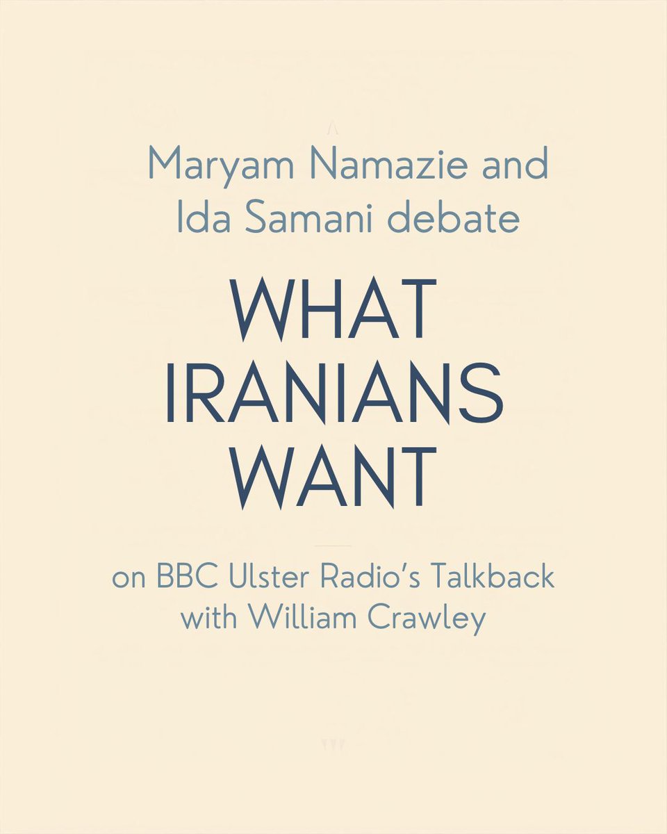 Maryam Namazie مریم نمازی tweet media