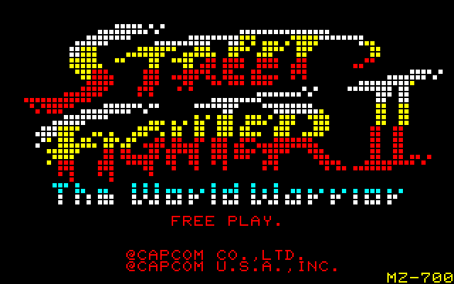 タイトル画面イメージを作ってみる
#MZ700 #スト２
