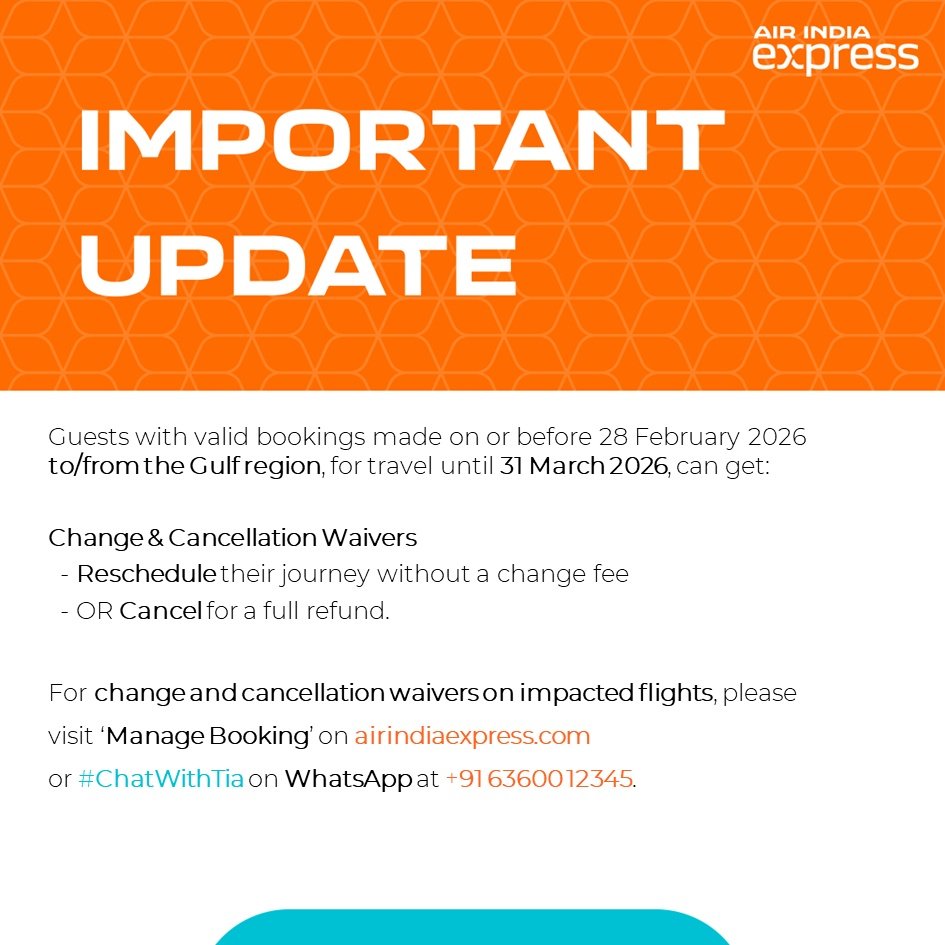 Air India Express tweet media