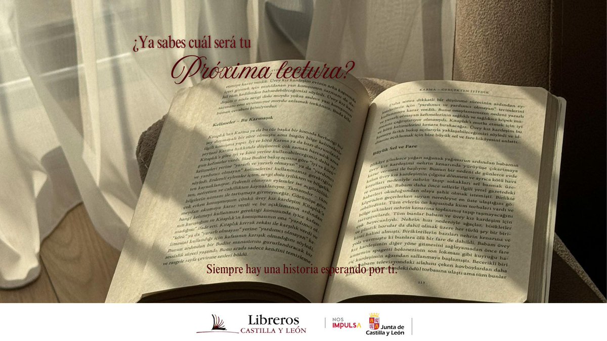 📚❓ ¿Ya sabes cuál será tu próxima lectura?
Si aún no lo tienes claro, pásate por tu librería.
Siempre hay una historia esperando por ti. ✨
Déjate sorprender.
#NuevaLectura #LibreríasCyL #CastillayLeónLee #Recomendaciones #LeerEsVivir #CulturaLocal