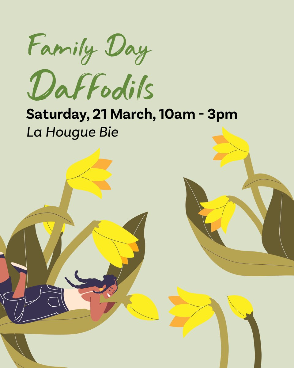 JerseyHeritage's tweet image. We’ve got a blooming wonderful day out for the whole family lined up next Sat (21st) at La Hougue Bie with our first #FamilyDay of 2026. A host of crafts and activities for everyone to enjoy.

jerseyheritage.org/visit/whats-on…