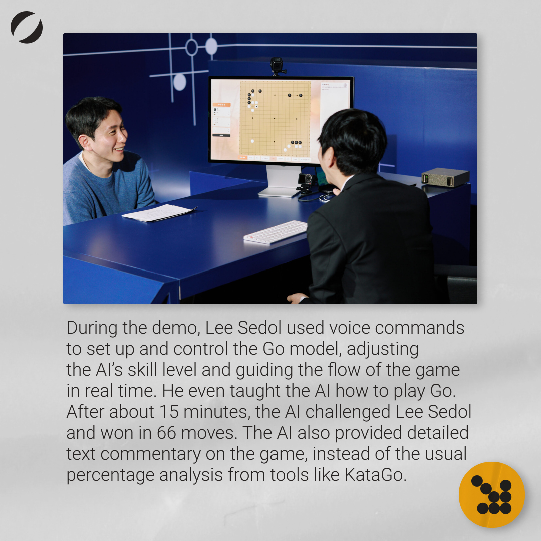 gomagic_org's tweet photo. Lee Sedol Played Against AI Again
sourses: https://t.co/jBROVtvFKA, Alexander Dinerstein, https://t.co/OzfsmTJ08W
#gogame #weiqi #baduk #boardgame #AlphaGo #AI #Learning #LeeSedol #Enhans https://t.co/MufgKW0NoD