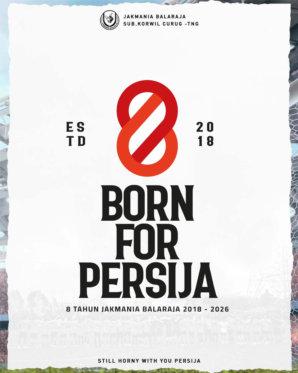 BALARAJAK_TNG's tweet photo. Selamat Hari Jadi Untuk Kita ke-8 Tahun!

Born For Persija 👆🏼 https://t.co/RfCr8WyhBb
